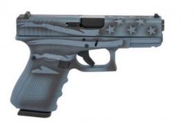 Glock G19 Gen5 Compact Blue Titanium Flag 9mm Pistol - PA195S204BTFLAG