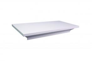 Lockdown In-Plain-Sight Shelf White Wood Holds 2 Handguns - 1117247 Lockdown In-Plain-Sight Shelf White Wood Holds 2 Handguns - 1117247