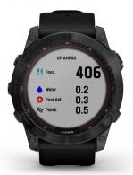 Garmin 010-02541-14 Fenix 7X Sapphire Edition Fitness Tracker Mineral Blue/Whitestone 51mm Solar Compatible With iPhone/Android  - 292
