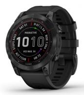 Garmin 0100254034 Fenix 7 Sapphire Edition Fitness Tracker, Black, Titanium Case/Bezel with Silicon Band, Solar Compatible With - 292 Garmin 0100254034 Fenix 7 Sapphire Edition Fitness Tracker, Black, Titanium Case/Bezel with Silicon Band, Solar Compatible With - 292