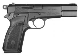 Girsan MCP35 9mm Luger 4.87" 15+1 Matte Black Finish Frame with Serrated Blued Steel Slide & Checkered Black Polymer Grip - 390450 Girsan MCP35 9mm Luger 4.87" 15+1 Matte Black Finish Frame with Serrated Blued Steel Slide & Checkered Black Polymer Grip - 390450