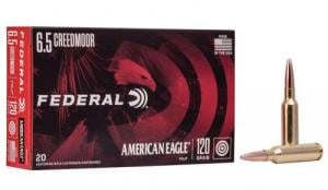 Federal American Eagle 6.5 CRD 120gr TMJ 20rd box - AE65CRD3 Federal American Eagle 6.5 CRD 120gr TMJ 20rd box - AE65CRD3