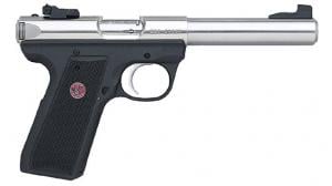 Ruger 22/45 Mark III .22 LR 5" Stainless ADJUSTABLE SIGHTS - 0110 Ruger 22/45 Mark III .22 LR 5" Stainless ADJUSTABLE SIGHTS - 0110