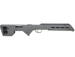 Desert Tech TREK-22 Rifle Chassis Stock Gray Synthetic Fixed Bullpup 2 Mag Storage Compartment M-Lok Points Straight - TRK-22-GRY Desert Tech TREK-22 Rifle Chassis Stock Gray Synthetic Fixed Bullpup 2 Mag Storage Compartment M-Lok Points Straight - TRK-22-GRY