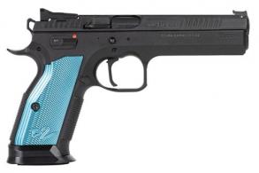 CZ TS 2 Pistol, 40 S&W, 5.28" Barrel, Blue/Black, 17 Rounds - 91222