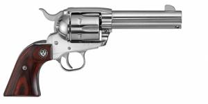 New Vaquero Stainless 45 Colt 6RD Hardwood Stainless Steel