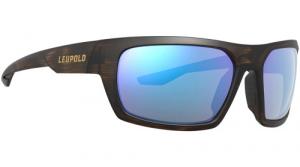 Leupold 179630 Performance Wear Packout Blue Mirror Lens Polycarbonate Matte Tortoise Frame - 32