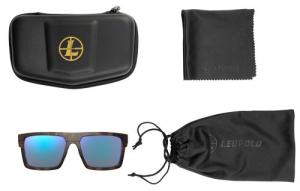 Leupold 179632 Performance Wear Becnara Blue Mirror Lens Polycarbonate Matte Tortoise Frame - 32