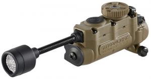 Streamlight Sidewinder Stalk Helmet Light 23/28/57/76 Lumens White White/Red/Green/Blue/IR LED Bulb Coyote 28 Meters Distance Fe - 78