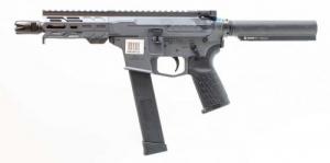 CMMG 45A69BB-SG Banshee MKG .45 ACP 5" 26+1 Sniper Gray Cerakote Rec Black Nitride Barrel CMMG 6 Pos RipBrace Black Magpul M