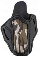 1791 Gunleather BH1 Stealth Black with Mossy Oak Accent Leather, OWB Open Top Design & Belt Loop for 1911 with 5" Barr - MOBH1SBLR 1791 Gunleather BH1 Stealth Black with Mossy Oak Accent Leather, OWB Open Top Design & Belt Loop for 1911 with 5" Barr - MOBH1SBLR