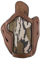 1791 Gunleather BHC Mossy Oak/Brown Leather OWB Sig P320 Springfield XDM Right Hand - MOBH24BRWR 1791 Gunleather BHC Mossy Oak/Brown Leather OWB Sig P320 Springfield XDM Right Hand - MOBH24BRWR