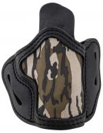 1791 Gunleather BH2.4S Stealth Black with Mossy Oak Accent Leather, OWB Multi-Fit Design & Belt Loop for FN 509, HK  - MOBH24SSBLR