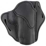 1791 Gunleather ORBH23SBLR BH2.3 Optic Ready Stealth Black Leather, OWB Open Top Design & Belt Lop for Walther PPQ & For Glock 1 - ORBH23SBLR