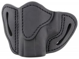1791 Gunleather BHC Optic Ready Stealth Black Leather, OWB Open Top Design & Belt Lop for Sig P365 & For Glock 43 Left