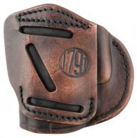 1791 Gunleather 4 Way Concealed Carry Vintage Black Leather, IWB/OWB Design & Size 04 for Glock 22 Right Hand - 4WH4VTGR