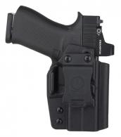 1791 Gunleather Tactical Kydex Black Kydex, IWB Desgin & Belt Clip for Glock 43 Right Hand - TACIWBG43XMOSBLKR