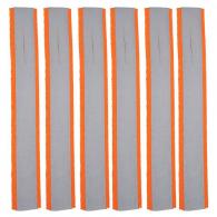Allen Flagging Strips Orange Polyester Reflective 6" Long 6 Strips - 458 Allen Flagging Strips Orange Polyester Reflective 6" Long 6 Strips - 458
