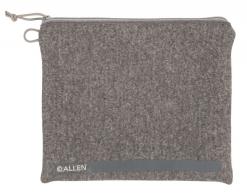 Allen Pistol Pouch made of Gray Polyester with Lockable Zippers, ID Label & Fleece Lining Holds Oversized Handgun 9" L x 11 - 3629 Allen Pistol Pouch made of Gray Polyester with Lockable Zippers, ID Label & Fleece Lining Holds Oversized Handgun 9" L x 11 - 3629