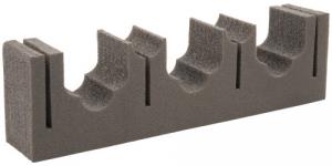 Allen 5658 Firearm & Fishing Rod Magnetic Holder Black Metal/Foam Holds 3 Rifle/Shotgun - 258