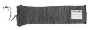 Allen Firearm Sock made of Gray Silicone-Treated Knit with Custom ID Labeling Holds Handguns 14" L x 3.75" W Interior Dime - 13170