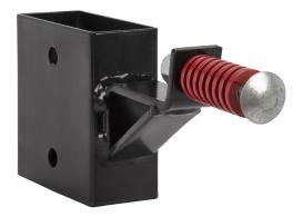 EZ-Aim Gong Hanger with Recoil Spring Black Powder Coated Steel, 5.50" Long & is compatible with 2" x 4" Lumber - 15515 EZ-Aim Gong Hanger with Recoil Spring Black Powder Coated Steel, 5.50" Long & is compatible with 2" x 4" Lumber - 15515