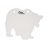 EZ-Aim Shooting Silhouette Target Handgun/Rifle Bear White Powder Coated Steel 12" x 10" x 3/8" Thick - 15573 EZ-Aim Shooting Silhouette Target Handgun/Rifle Bear White Powder Coated Steel 12" x 10" x 3/8" Thick - 15573