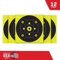 EZ-Aim "Mr. Squirrel" Splash Bullseye Paper Target 12" x 12" 12 Per Pack - 15577