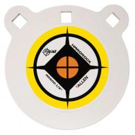 EZ-Aim Hardrock Shooting Target Handgun/Rifle Gong Yellow/White/Black AR500 Steel 6" L x 6" W x 0.50" H 1/2" Thick - 15597 EZ-Aim Hardrock Shooting Target Handgun/Rifle Gong Yellow/White/Black AR500 Steel 6" L x 6" W x 0.50" H 1/2" Thick - 15597