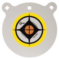EZ-Aim Hardrock Shooting Target Handgun/Rifle Gong Yellow/White/Black AR500 Steel 8" L x 8" W x 0.50" H 1/" Thick - 15598 EZ-Aim Hardrock Shooting Target Handgun/Rifle Gong Yellow/White/Black AR500 Steel 8" L x 8" W x 0.50" H 1/" Thick - 15598