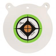 EZ-Aim Hardrock Shooting Target Handgun/Rifle Gong Black/White/Green AR500 Steel 12" L x 12" W x 0.38" H 3/8" Thick - 15599