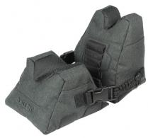Allen Eliminator Shooting Rest Prefilled Front and Rear Bag made of Gray Polyester, weighs 4.50 lbs, 11.50" L x 7.50" H &  - 18417
