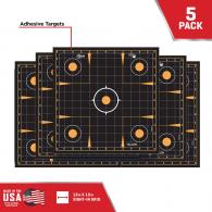 EZ-Aim EZ Aim Splash Paper Sight-In Grid Black/Orange 12" x 12" 10 Per Pkg - 15314-10