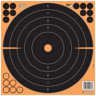 EZ-Aim EZ Aim Splash Paper Bullseye Black/Orange 12" x 12" 25 Per Pkg - 15317-25 EZ-Aim EZ Aim Splash Paper Bullseye Black/Orange 12" x 12" 25 Per Pkg - 15317-25
