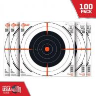 EZ-Aim Shooting Target Bullseye Paper Target 12" x 12" 100 Per Pack