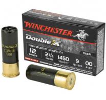 Winchester Double X High Velocity Buckshot 12 Gauge Ammo 2.75" 00 Buck 5 Round Box - SB1200