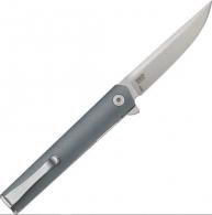 CRKT CEO Compact 2.61" Folding Plain Satin 1.4116 Blade GRN Blue Handle - 7095 CRKT CEO Compact 2.61" Folding Plain Satin 1.4116 Blade GRN Blue Handle - 7095