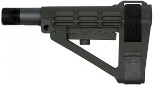 SB Tactical SBA4 Brace Synthetic Stealth Gray 5-Position Adjustable for AR-Platform (Tube Not Included) - SBA4X-03M-SB SB Tactical SBA4 Brace Synthetic Stealth Gray 5-Position Adjustable for AR-Platform (Tube Not Included) - SBA4X-03M-SB