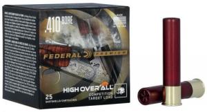 Federal Premium High Overall 410 GA QAmmo 2.50" 1/2 oz #9 shot 25 round box - HOA4109 Federal Premium High Overall 410 GA QAmmo 2.50" 1/2 oz #9 shot 25 round box - HOA4109