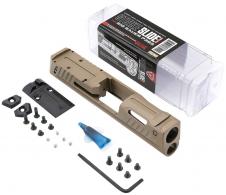 Strike Industries Strike Replacement Slide Flat Dark Earth Stainless SteelOptics Cut for Sig P365