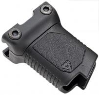 Strike Industries Angled Vertical Grip Short Black Polymer with Cable Management Storage for Picatinny Rail