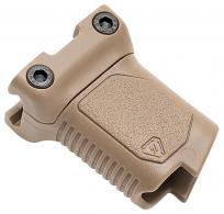 Strike Industries Angled Vertical Grip Short Flat Dark Earth Polymer with Cable Management Storage for Picati - AR-CMAG-RAIL-S-FDE Strike Industries Angled Vertical Grip Short Flat Dark Earth Polymer with Cable Management Storage for Picati - AR-CMAG-RAIL-S-FDE