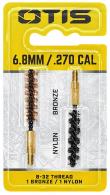 Otis Bore Brush Set 6.8mm/7mm/270 Cal 8-32 Thread 2" Long Bronze/Nylon Brush 2 Per Pkg - FG327NB Otis Bore Brush Set 6.8mm/7mm/270 Cal 8-32 Thread 2" Long Bronze/Nylon Brush 2 Per Pkg - FG327NB
