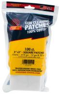 Shooters Choice Cleaning Patches .50 Cal/Multi-Gauge 3" Cotton 100 Per Pkg - 919SQ100 Shooters Choice Cleaning Patches .50 Cal/Multi-Gauge 3" Cotton 100 Per Pkg - 919SQ100