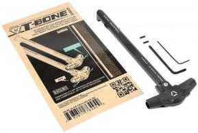 Strike Industries T-Bone Charging Handle .223/5.56x45mm Nato Black Polymer Handles Aluminum Shaft for AR-15 - AR-TBCH-223-BK-BK Strike Industries T-Bone Charging Handle .223/5.56x45mm Nato Black Polymer Handles Aluminum Shaft for AR-15 - AR-TBCH-223-BK-BK