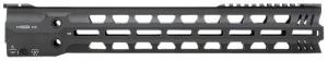 Strike Industries GridLok Full Duty With Quick Detach System 16"L 1.57"D M-LOK Black Aluminum for HK 416, HK M - GRIDLOK-416-FD-16