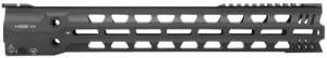 Strike Industries GridLok Lightspeed With Quick Detach System 16"L 1.57"D M-LOK Black Aluminum for HK 416, HK M - GRIDLOK-416-L-16