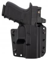 Galco Corvus Belt/IWB Black Holster, Right Handed, Black, For Glock 19X, with TLR1, with or without Red Dot - CVS868RB