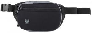 Galco Fastrax PAC Waistpack Waist Up To 50" Black/Gray Neoprene/Nylon Kahr CW/Glock 19/32 Ambidextrous Hand - FTPRGBC