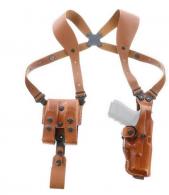 Galco VHS 4.0 Fits Chest Up To 52" Tan Leather Shoulder 1911 5" 5" S&W SW1911 Ambidextrous Hand - VHS4212 Galco VHS 4.0 Fits Chest Up To 52" Tan Leather Shoulder 1911 5" 5" S&W SW1911 Ambidextrous Hand - VHS4212